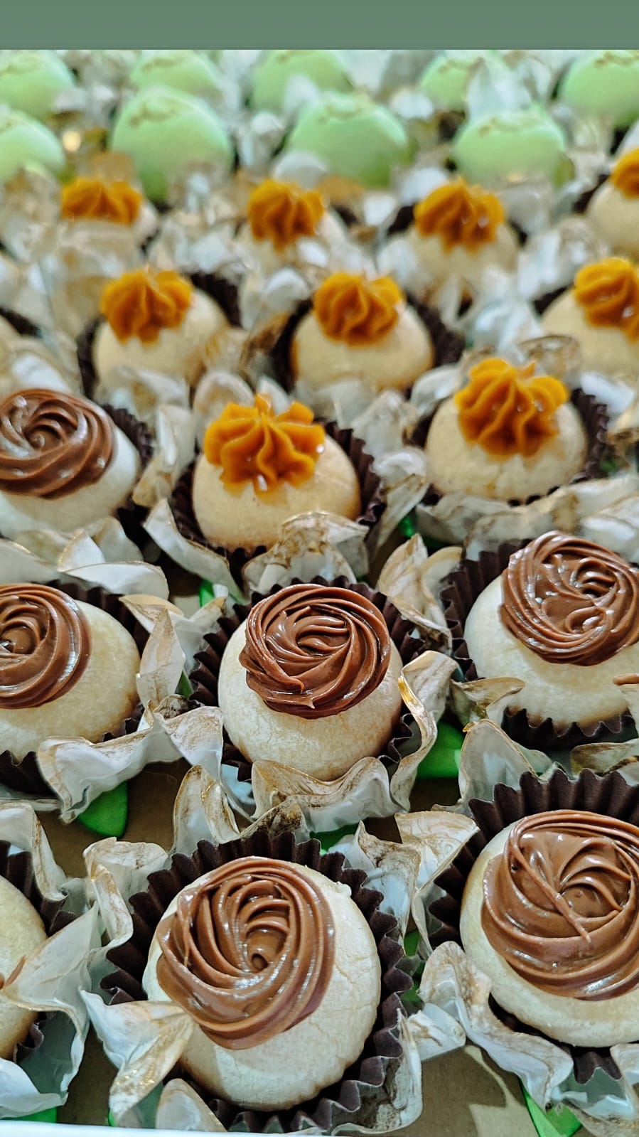 Doce artesanal pronto para servir.